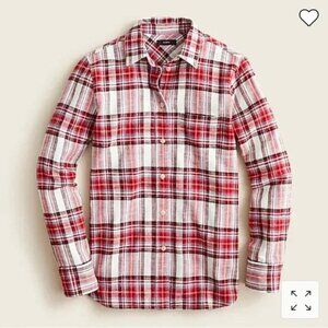 Classic-Fit Flannel Shirt in Vintage Plaid